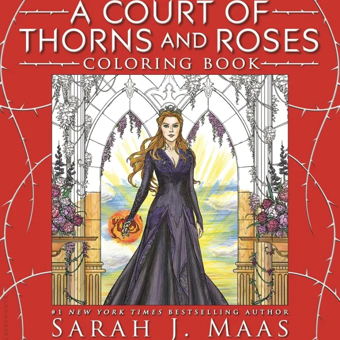 A Court of Thorns and Roses Coloring Book