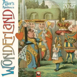 Alice's Adventures in Wonderland Wall Calendar 2027 (Art Calendar)