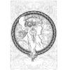 Alphonse Mucha Coloring Book