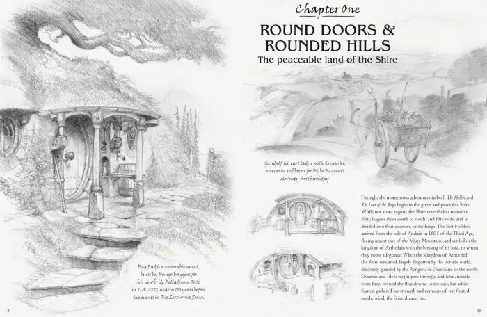 A Middle-earth Traveller: Sketches from Bag End to Mordor