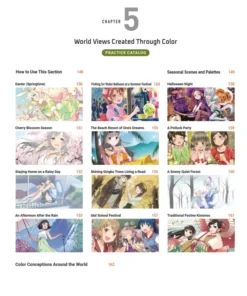 Anime & Manga Digital Coloring Guide: Choose the Colors That Bring Your Drawings to Life! (With Over 1000 Color Combinations)