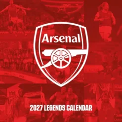 Arsenal Fc Legends 2027 Square Calendar
