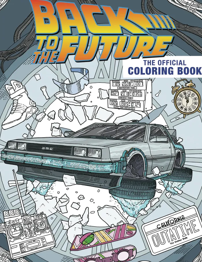 Back To the Future Official Coloring Book