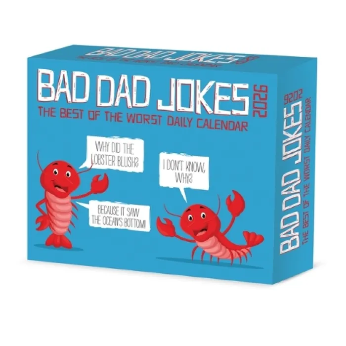 Bad Dad Jokes 2026 Box Calendar