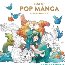 Best of Pop Manga Coloring Book