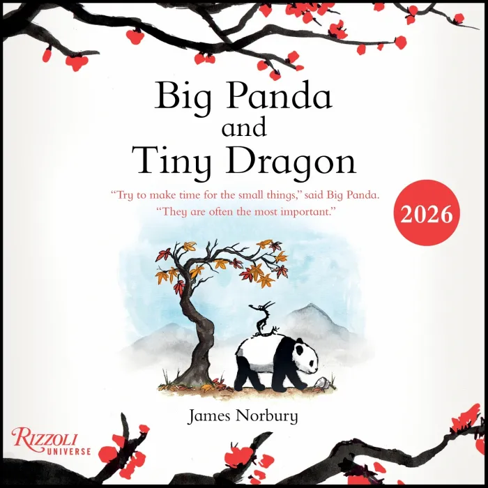 Big Panda and Tiny Dragon 2026 Wall Calendar
