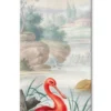 Birds near a mountain