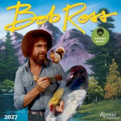 Bob Ross 2027 Wall Calendar with Poster