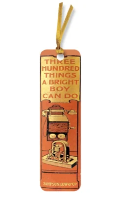 Bodleian Libraries: Three Hundred Things a Bright Boy Can Do bookmark