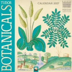 Bodleian Libraries: Tudor Botanicals Mini Wall Calendar 2027 (Art Calendar)