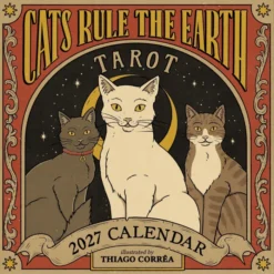 Cats Rule the Earth Tarot 2027 Wall Calendar