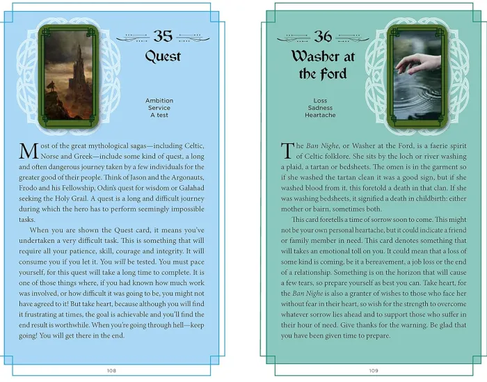 Celtic Magic Book & Card Deck: Includes a 50-Card Deck and a 128-Page Guide Book (Arcturus Oracle Kits)