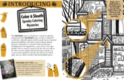 Color & Sleuth: Ghost Town: A Spooky Coloring Mystery - Includes 40+ Coloring Pages, Clue Notebook Sheets, and Downloadable Coloring Poster