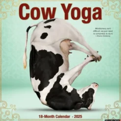 Cow Yoga 2026 Wall Calendar