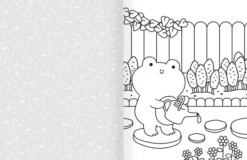 Cozy World Comfy Garden: Easy Colouring and Sticker Scene for Teens, Young Adults and Adults