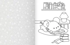 Cozy World Comfy Home: Easy Colouring and Sticker Scene for Teens, Young Adults and Adults