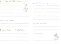 Crystal Healing Reflection Journal