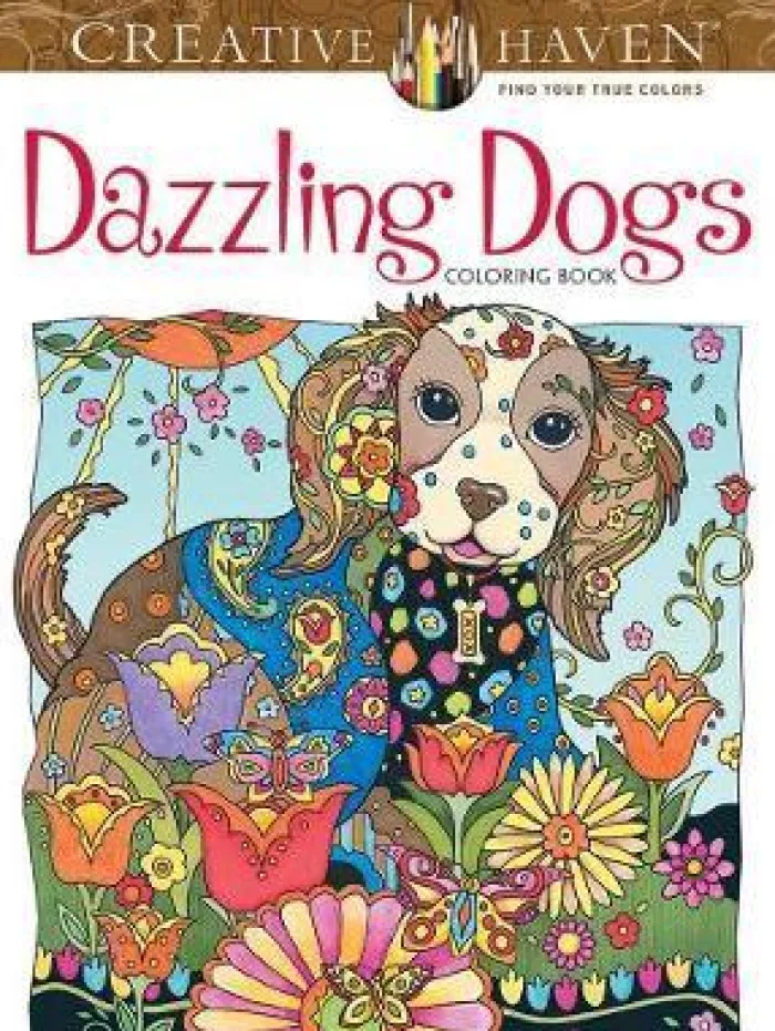 Dazling Dogs Coloring Book