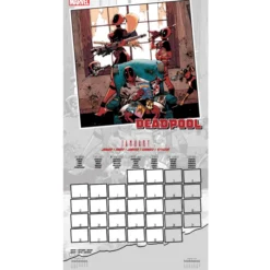 Deadpool 2026 Square Calendar