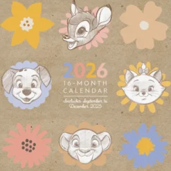 Disney Classics 2026 Square Calendar