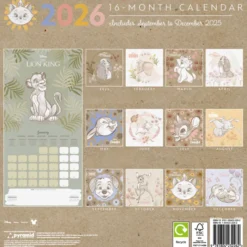 Disney Classics 2026 Square Calendar