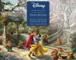 Disney Dreams Collection Thomas Kinkade Studios Disney Princess Coloring Poster