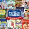 Disney Vintage Posters 2026 Square Cal.