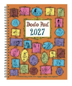 Dodo Pad Original Desk Diary 2027 - Week to View, Calendar Year Diary: A Diary-Organiser-Planner Book with space for up to 5 people/appointments/activities. UK made, sustainable, plastic free