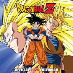 Dragonball Z 2026 Square Calendar