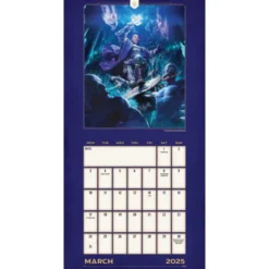 Dungeons & Dragons Month to View Square Calendar Official Product 2025