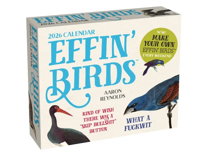 Effin' Birds 2026 Day-to-Day Calendar