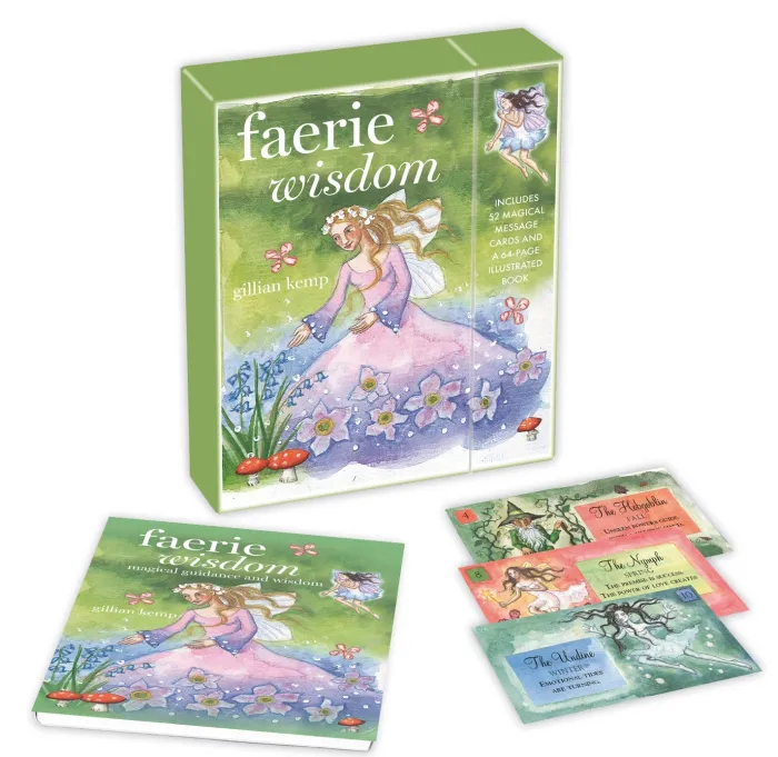 Faerie Wisdom: Includes 52 Magical Message Cards and a 64-Page Illustrated Book