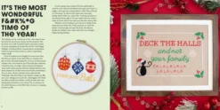 Festive As F*ck: Subversive Cross-Stitch for the Holidays