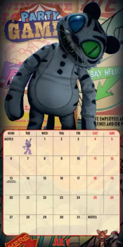FIVE NIGHTS AT FREDDY`S 2026 SQUARE CALENDAR