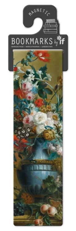 Flowers in a blue vase