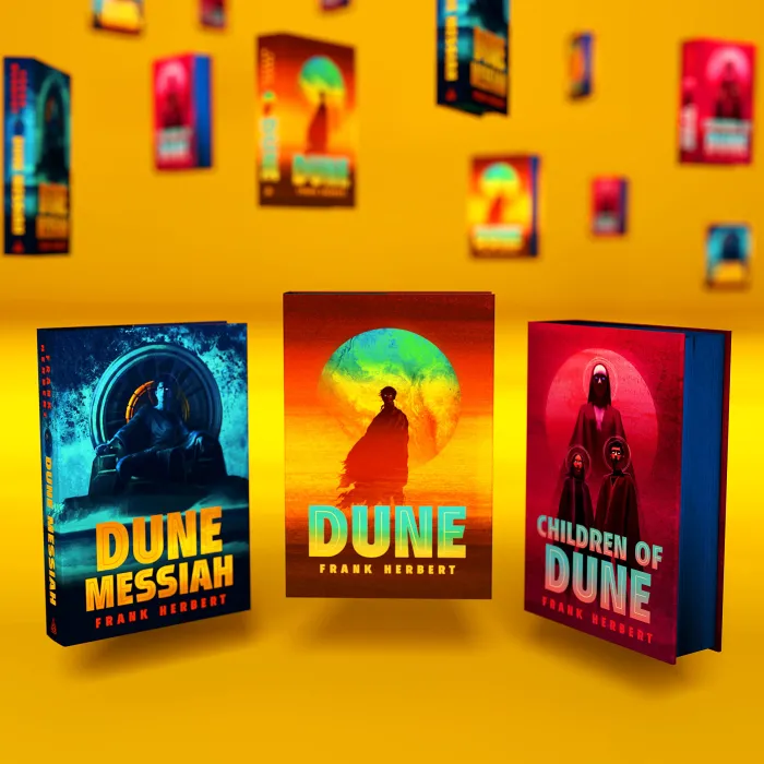 Frank Herbert's Dune Saga Books 1-3 Deluxe Hardcover Boxed Set: Dune, Dune Messiah, and Children of Dune