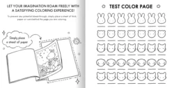 Fuzzy Hygge: Cute and Cozy Coloring Book for Adults & Teens Featuring Adorable Animals Characters for Stress Relief
