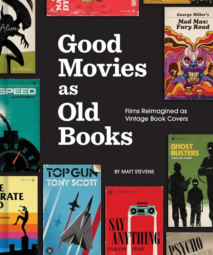 Good Movies as Old Books: Films Reimagined as Vintage Book Covers