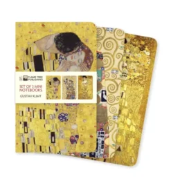Gustav Klimt Set of 3 Mini Notebooks