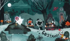 Gustavo, the Shy Ghost: #1 New York Times bestseller! An award-winning picture book for children aged 3-5 about shyness, confidence and courage, featuring the cutest ghost you’ll ever meet!
