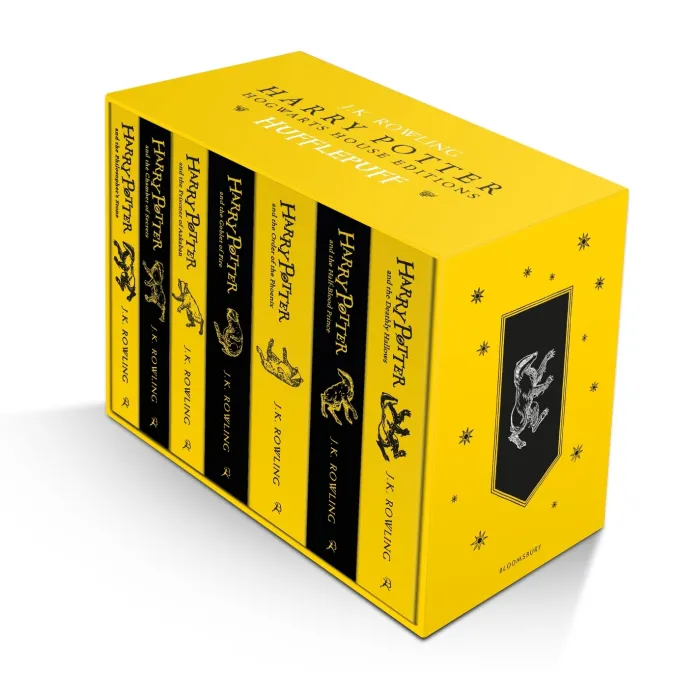Harry Potter Hufflepuff Hogwarts House Editions Paperback Box Set