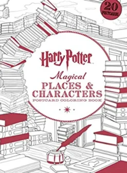 Harry Potter Magical Places & Characters Postcard Coloring Book: Volume 3