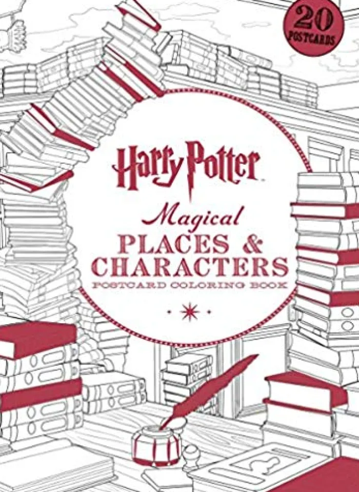 Harry Potter Magical Places & Characters Postcard Coloring Book: Volume 3