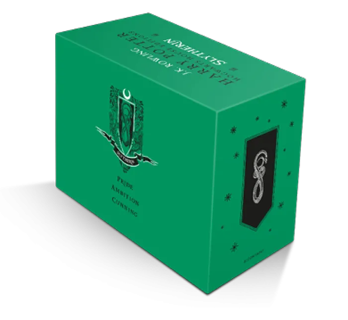 Harry Potter Slytherin Hogwarts House Editions Paperback Box Set