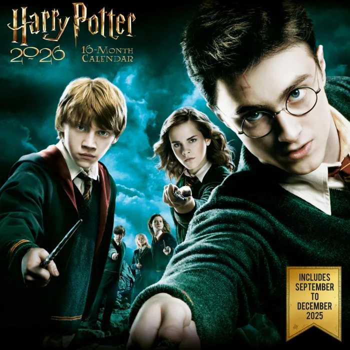 Harry Potter 2026 Square Calendar