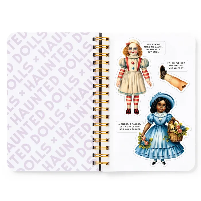 Haunted Dolls Sticker Book