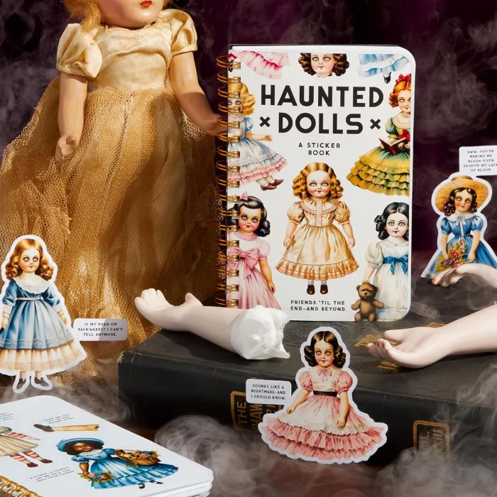 Haunted Dolls Sticker Book