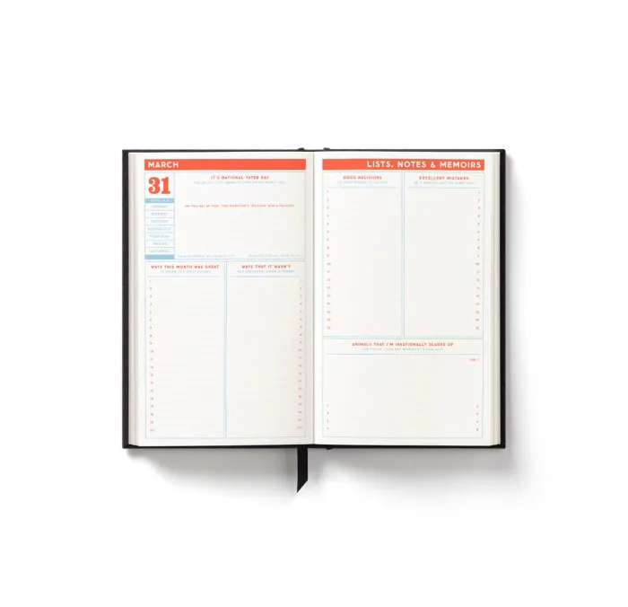 Hidden Agenda Undated Mini Planner