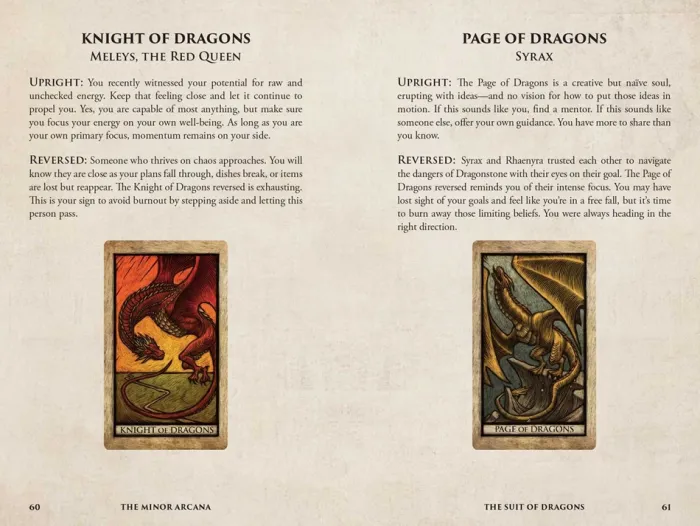 House of the Dragon Tarot Deck and Guidebook