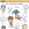 How to Draw: Kawaii Girls and Boys: In Simple Steps